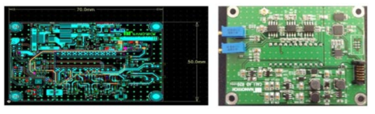 Photodiode array driver board(Artwork 및 사진)