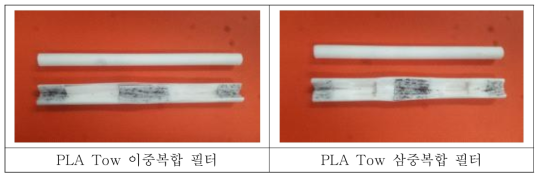 PLA 이중 및 삼중복합필터