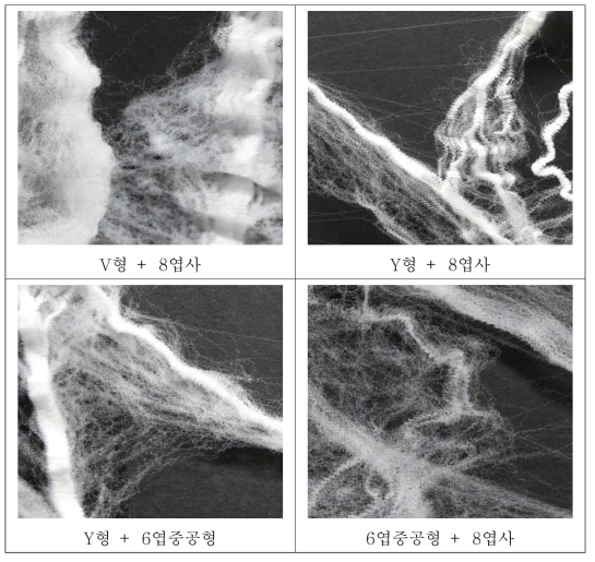 PLA Tow - 단면이 다른 섬유 합본