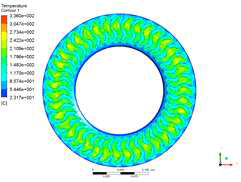 B社 모델 CFD 결과 (Section)