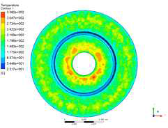 B社 모델 CFD 결과 (정면)