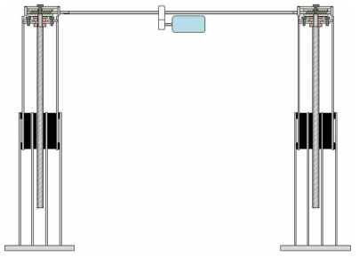 Lift colum 기본 구조 (1모터 -2단프레임 기준)