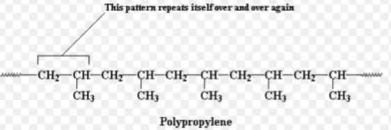 폴리프로필렌(PP)의 분자 구조