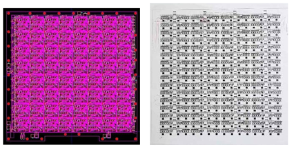 최종 PCB 아트웍 이미지와 제작된 PCB Circuit