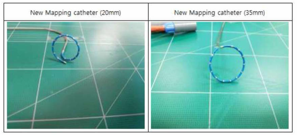 New mapping catheter의 원형 직경가변