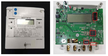 Metering SoC & PLC SoC 보드를 내장한 G-type 전력량계