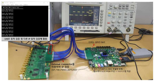 EISC 코어 및 IP 검증용 FPGA 테스트