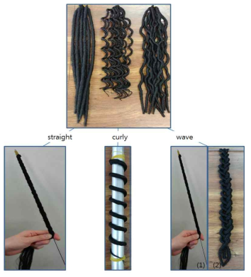 개발품으로 다양한 스타일의 faux locs 만드는 방법