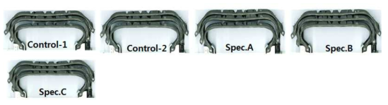 시험용 225/45R17Y K110 Cured Tire Layout