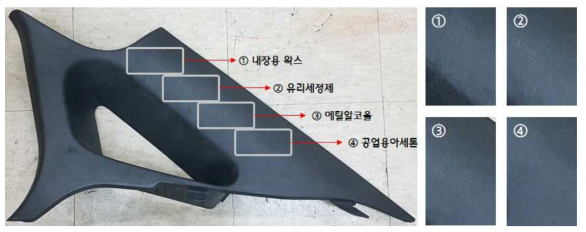 내약품성 분석결과