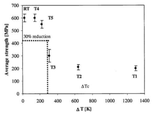 열충격온도차의 측정방법 예 (ASTM C 1525-04)