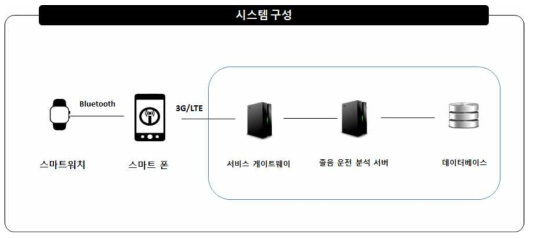 졸음운전 분석 시스템 구성