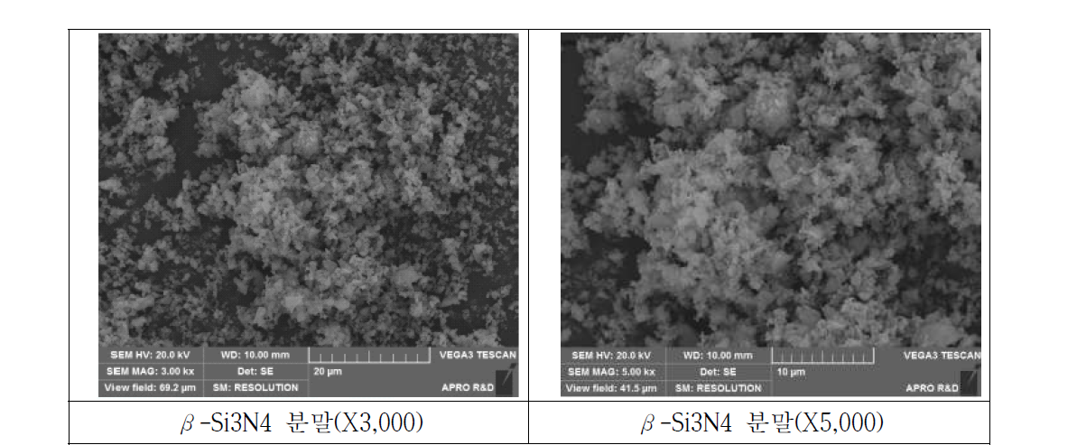 SEM분석결과(N0.2 1800℃, 10hr)