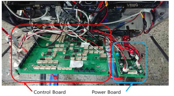 제어보드와 파워보드