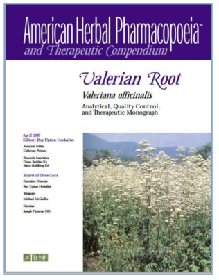 A example of the American Herbal Pharmacopoeia (AHP) monograph