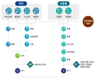 연질캅셀 제조 공정