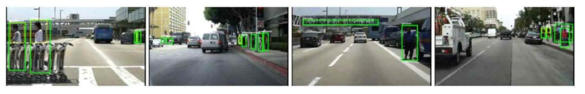 Caltech pedestrian dataset 예시