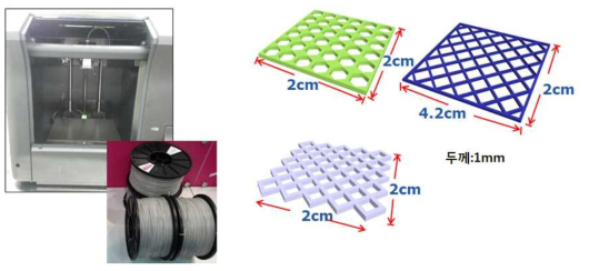 3D 인쇄공정을 이용한 분리막 제작 실험
