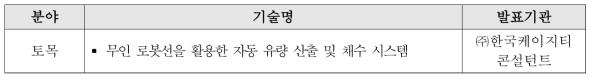 ‘한국수자원공사 찾아가는 설명회’ 발표기술