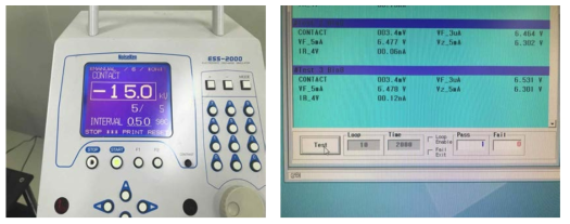 (b) UCL-TVS IEC61000-4-2 결과