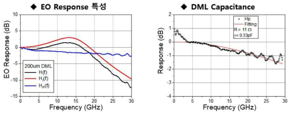 Intrinsic Response 및 Parasitic Response 특성