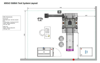 500kN 동적피로시험설비 배치도 1
