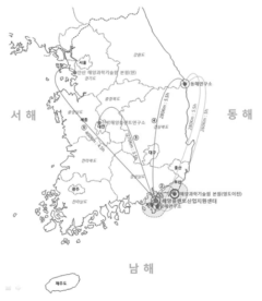 한국해양과학기술원과 부설 선박해양플랜트연구소의 국내 위치