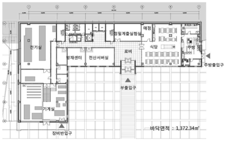 지상1층 평면도