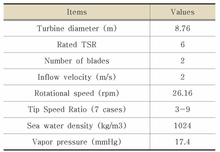 Mesh information for Single turbine