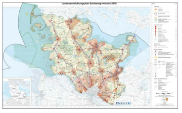 슐레스비히 홀슈타인(Schleswig Holstein) 주 종합계획 (Landesentwicklungsplan Schleswig-Holstein 2010)