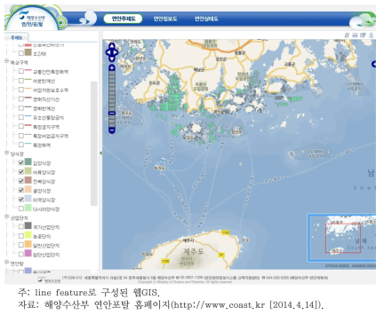 연안포탈-연안지도 양식장