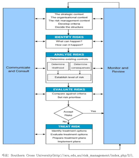 리스크 관리 과정