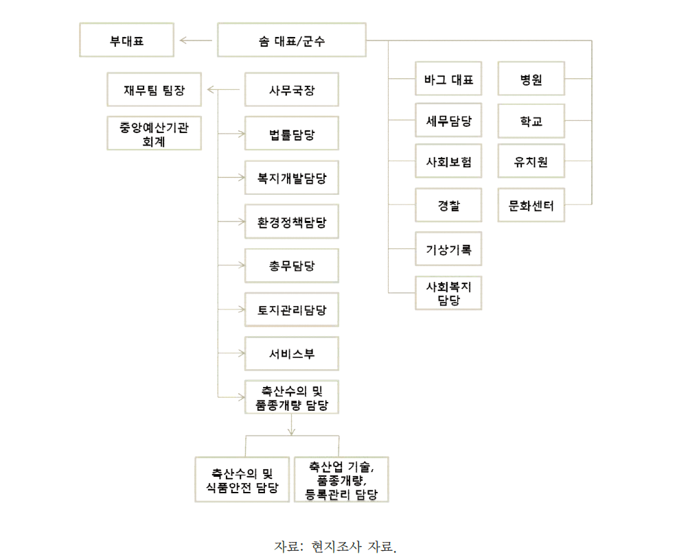 솜 행정기관(군청) 거버넌스