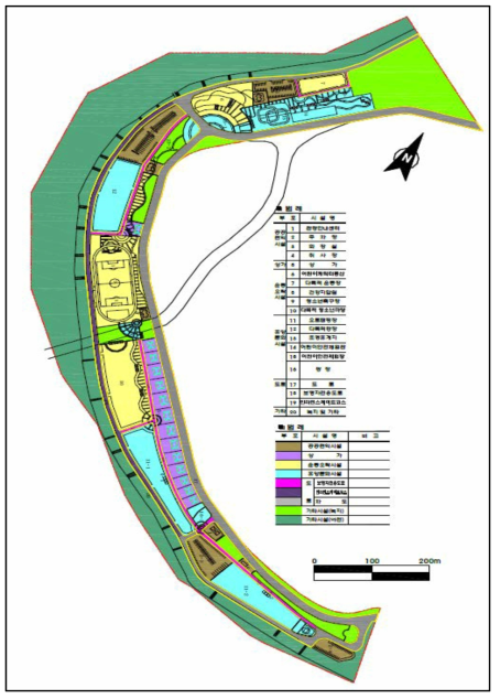 한탄강국민관광지 조성사업 토지이용계획 도면