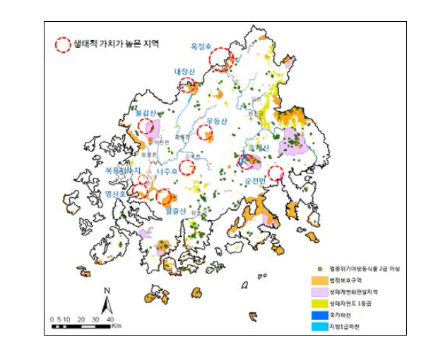 영산강·섬진강 유역 생태적 특성