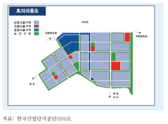 석문국가산업단지 토지이용도