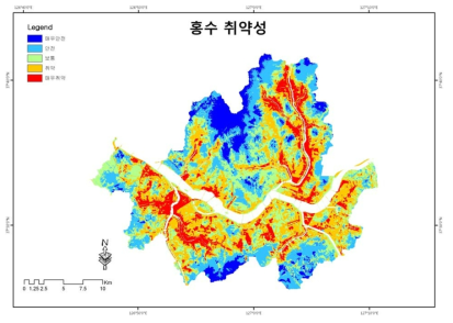 최종 홍수 취약성 지도