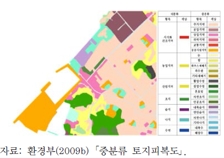 [나]지역 토지피복도