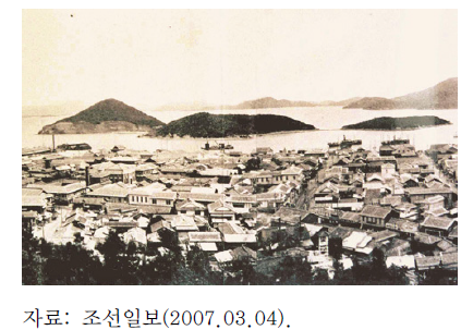 과거 삼학도의 모습