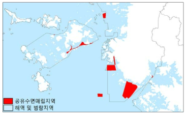 인천 영종도 및 송도 일대의 공유수면매립지