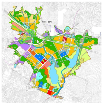 광교지구 택지개발사업 토지이용계획 (환경보전방안검토서 6차)