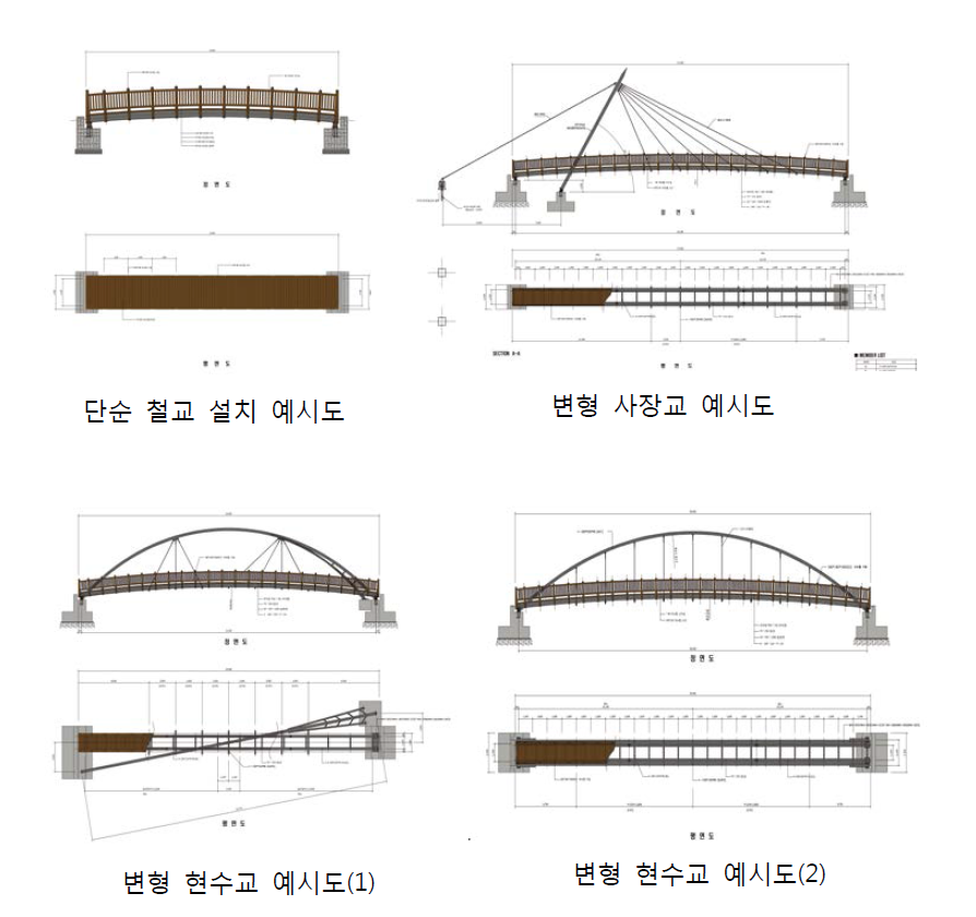 교량 디자인 사례