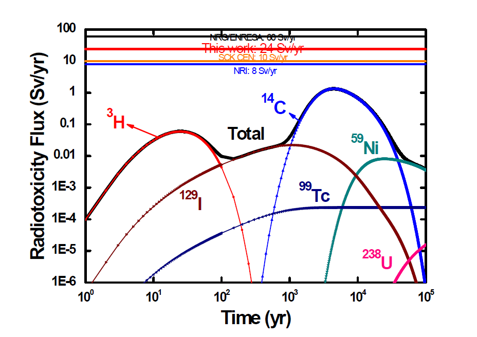 지권을 통과하는 방사성독성 플럭스 보조안전지표를 활용한 경주 처분시설 안전성평가