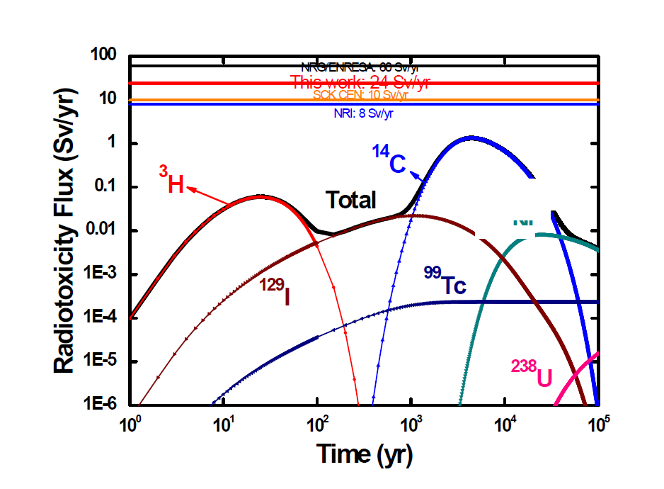 지권을 통과하는 방사성독성 플럭스 보조안전지표를 활용한 경주 처분시설 안전성평가