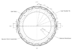 KORAD-21 캐스크의 열전달핀과 중성자 차폐체 구조