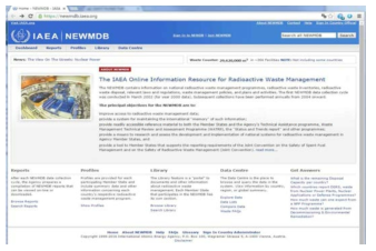 IAEA 방사성폐기물 안전정보 분석 시스템