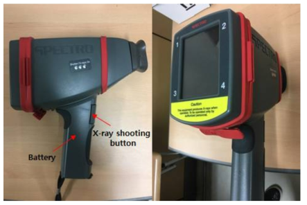 Hand-held XRF 구조