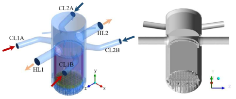 APR1400 원자로 내부 형상 모델링
