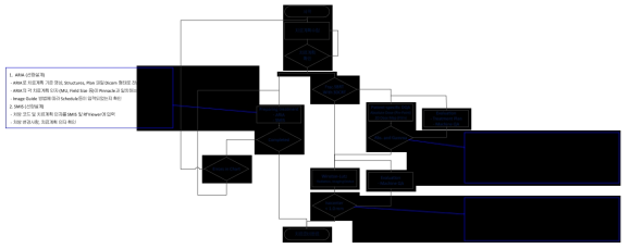 뇌종양 방사선수술의 치료 전 Workflow