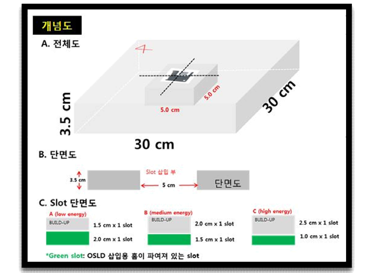 독립적 선량 평가용 팬텀 개념도